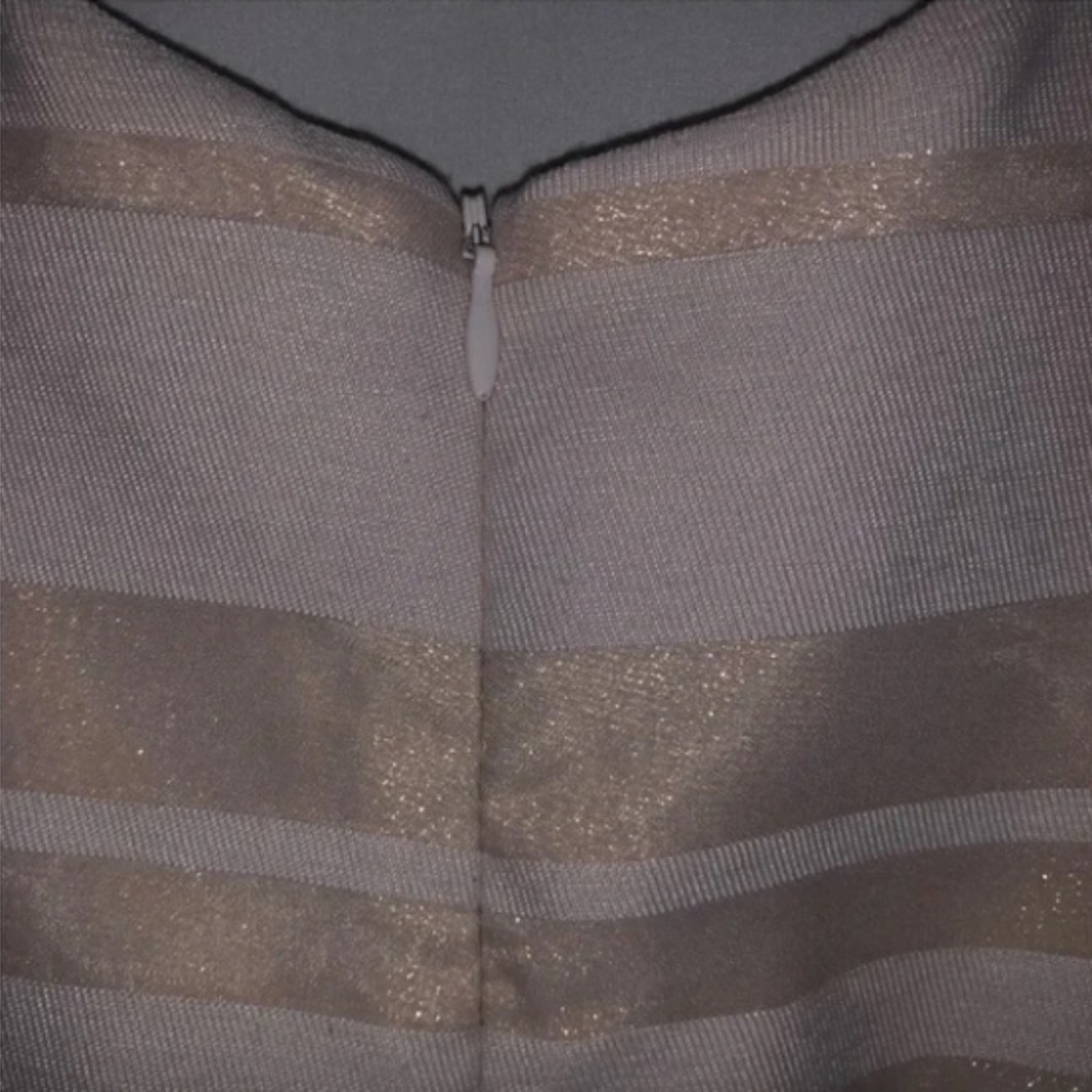 Kid's Tahari Pink Striped Formal Dress - Picture 10 of 10